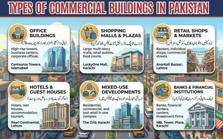 Commercial Buildings in Pakistan