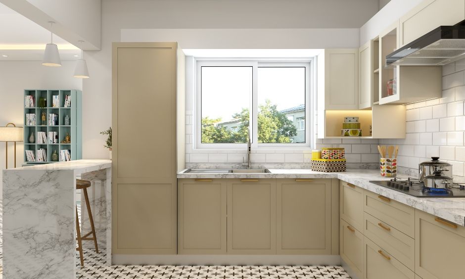 A Modern Kitchen With A Tall Pantry Unit (1)