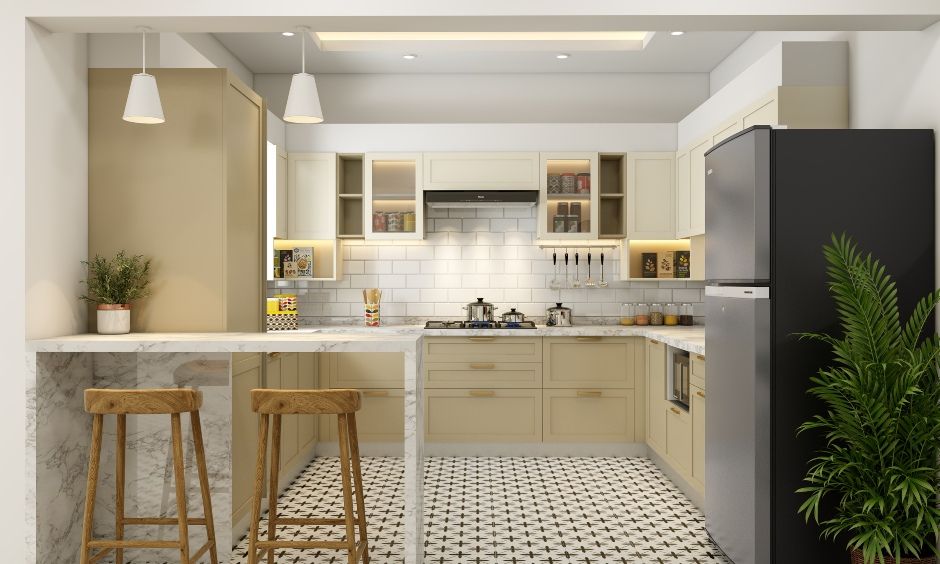 A Modern Kitchen With A Tall Pantry Unit (2)
