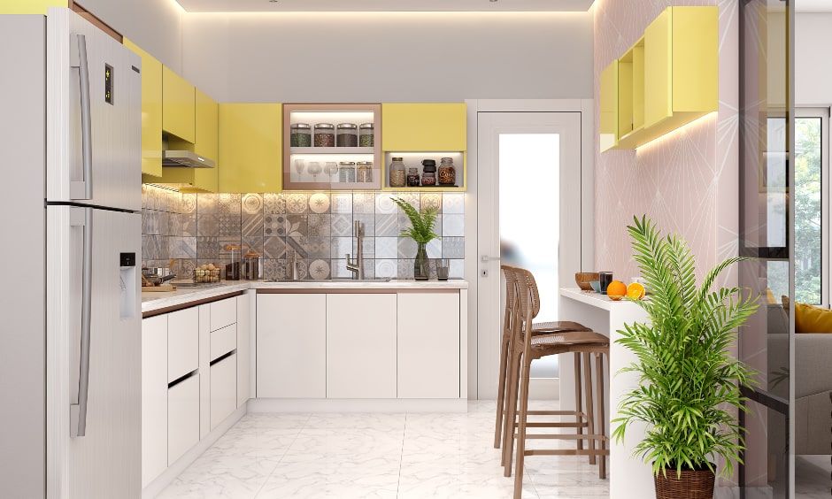 An L-shaped Kitchen With A Space-Saving Breakfast (2)