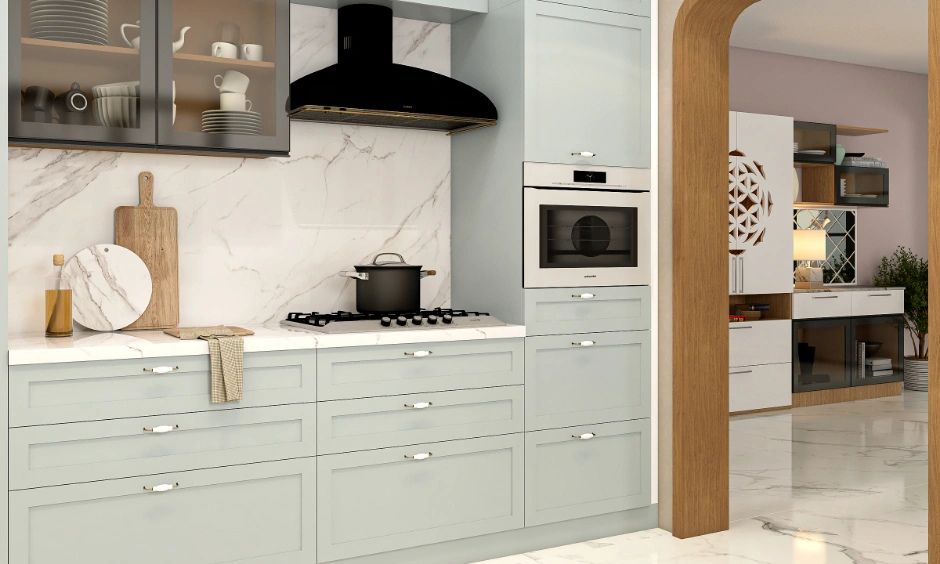 Soft Grey Parallel Kitchen With Smart Storage (3)